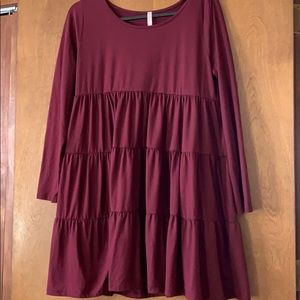 Purple baby doll tiered dress *BOGO DEAL*